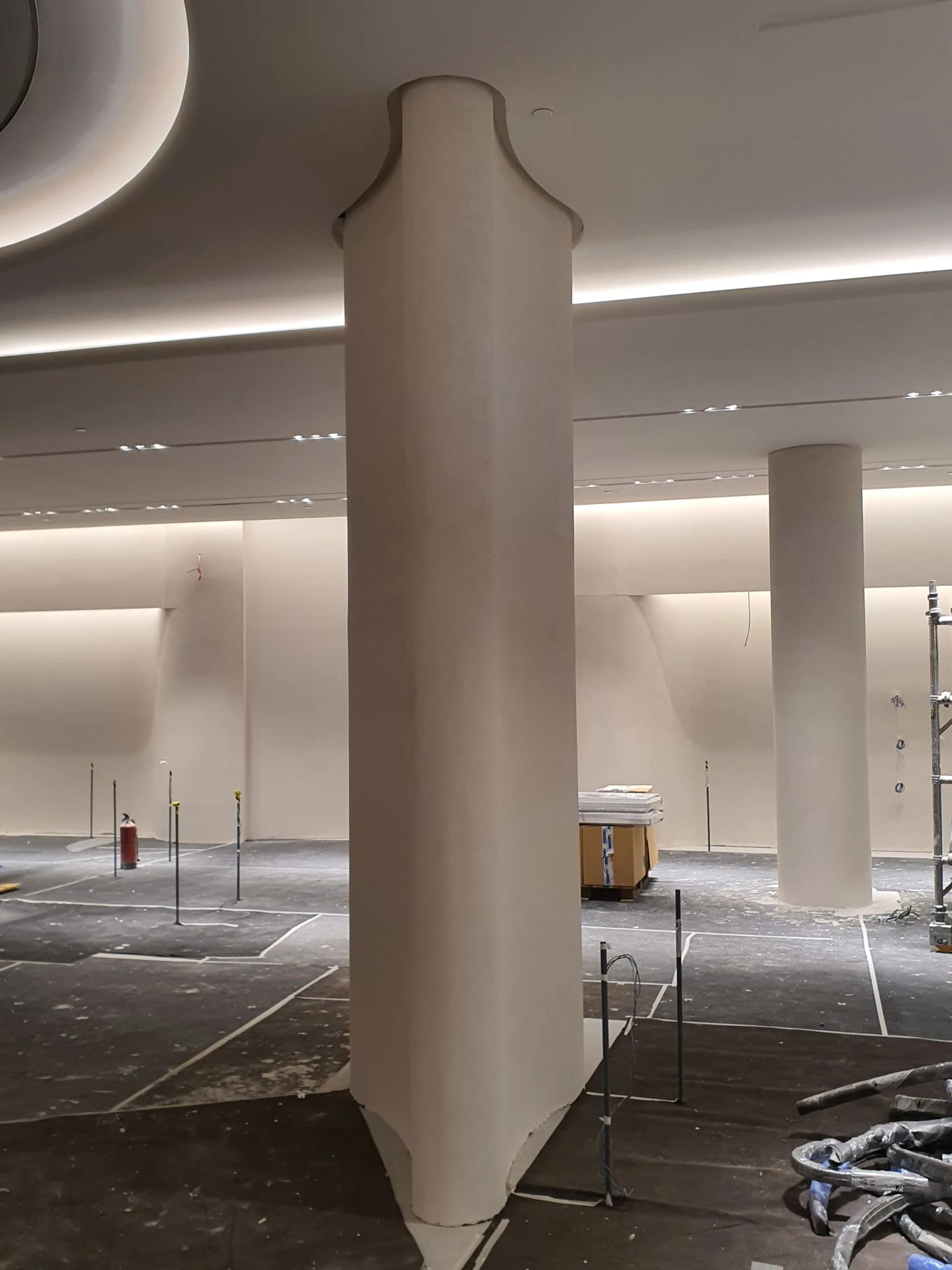 Revestimiento de columna